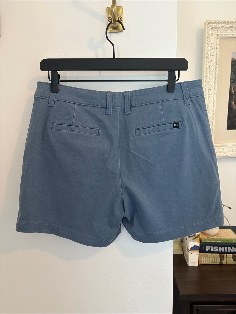 Banana Republic Blue Casual Shorts size 8, like new - Picture 4 of 8